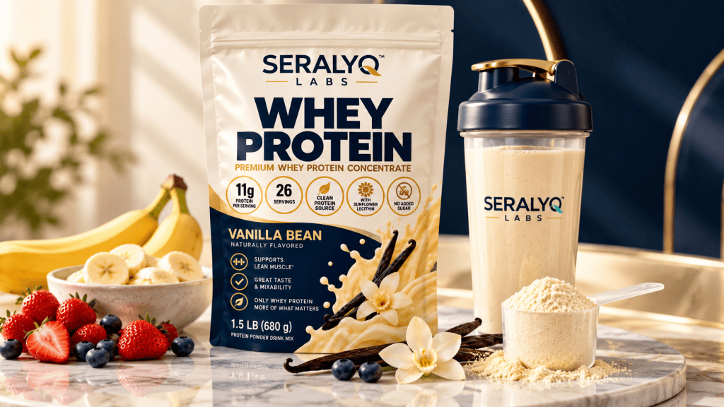 Seralyq Labs Vanilla Bean Whey Protein